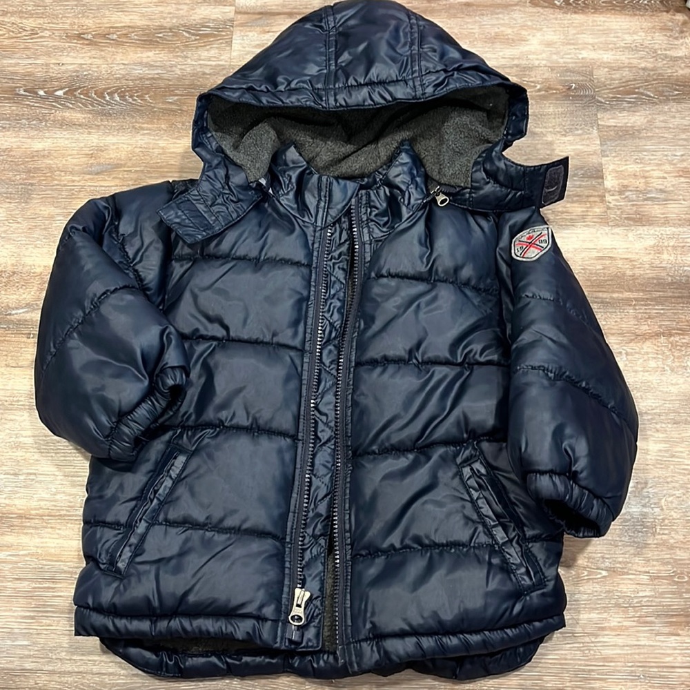 Gap Toddler Boys puffer jacket, navy, size 3T